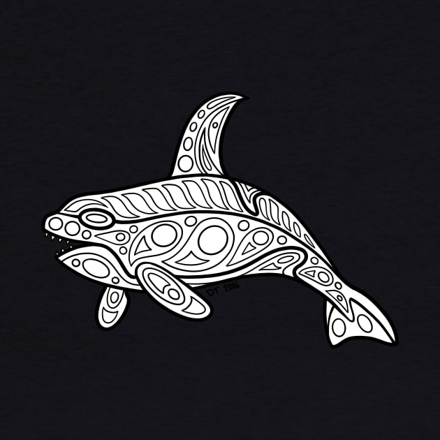 Native Inspired Orca / Killer Whale by DahlisCrafter